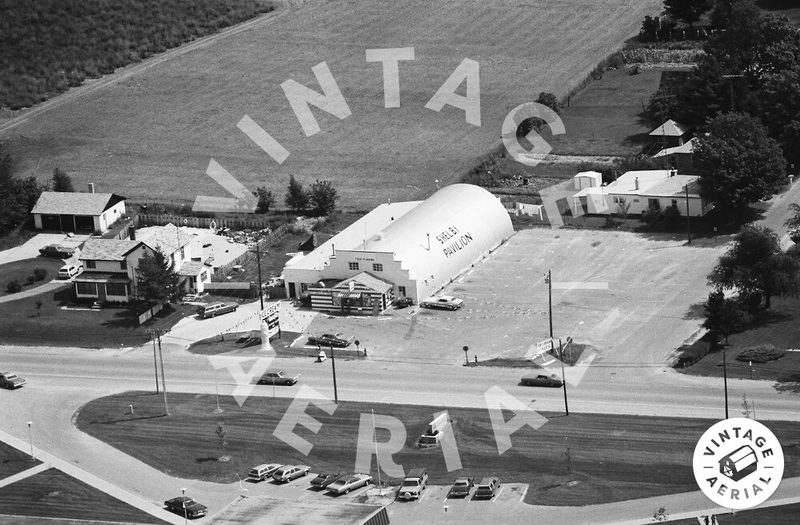 Shelby Pavilion - Vintage Aerial (newer photo)